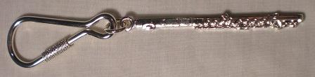 Long flute keychain
